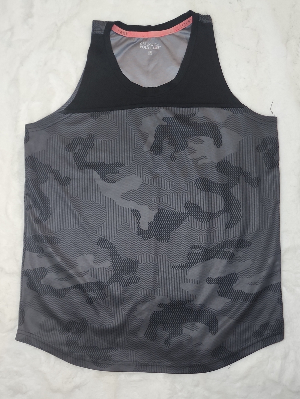 Men’s Gray Camo Athletic Tank